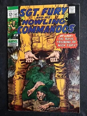 Buy Sgt Fury And His Howling Commandos 62 Marvel Comics Collectors Item War  • 3£