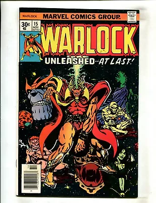 Buy Warlock #15 (8.5/9.0) Thanos Cover!! 1976 • 19.98£