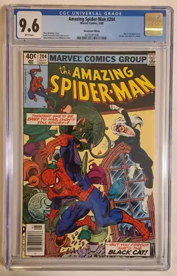 Buy Amazing Spider-man #204 Cgc 9.6 Newsstand 1980 4378097006 • 116.62£