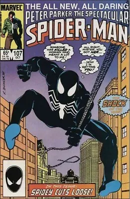 Buy THE SPECTACULAR SPIDER-MAN #107 (1976) VF/NM 1st APP SIN-EATER • 39.95£