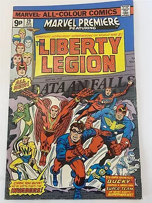 Buy MARVEL PREMIERE #29 Liberty Legion Marvel Comics Cents 1975 FN/VF • 3.95£