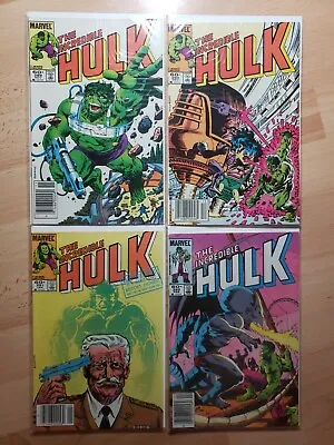 Buy Incredible Hulk Comic Lot #289 #290 #291 And #292 • 15.85£