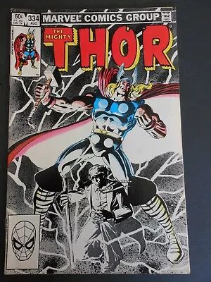 Buy THE MIGHTY THOR #334 * Journey Into Mystery * Marvel Comics Group * Aug 1983 *  • 6.90£