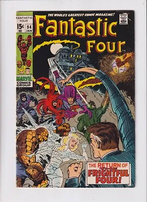Buy Fantastic Four (1961) #  94 (4.5-VG+) (1961168) 1st Agatha Harkness 1970 • 81£