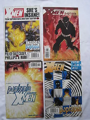 Buy UNCANNY X-MEN 395,396,397,398 :  POPTOPIA  , COMPLETE 4 Issue 2001 Marvel STORY • 9.99£