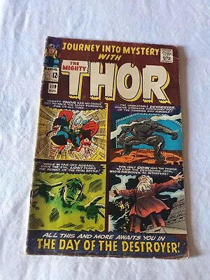 Buy Journey Into Mystery With The Mighty Thor #119 Aug 1965 The Day Of The Destroyer • 100£