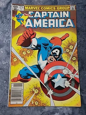 Buy Captain America #275 Marvel Comics 1982 1st Baron Zemo II Newsstand FN • 11.66£