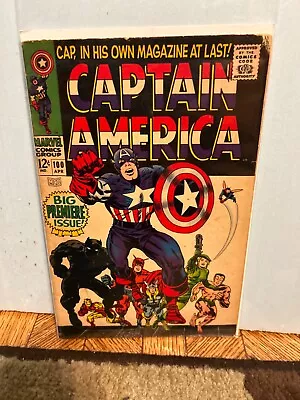 Buy Captain America #100 (Marvel Comics April 1968) • 118.59£