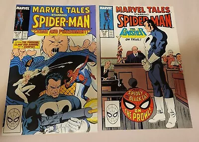 Buy Marvel Tales #221 & 222, Reprints Spectacular Spider-Man 82 & 83, Punisher, Mint • 9.59£