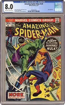 Buy Amazing Spider-Man #120 CGC 8.0 1973 3969969004 • 300.81£