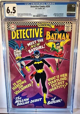 Buy Detective Comics # 359 (1967)-cgc 6.5-origin & 1st Appearance Batgirl! • 1,024.66£