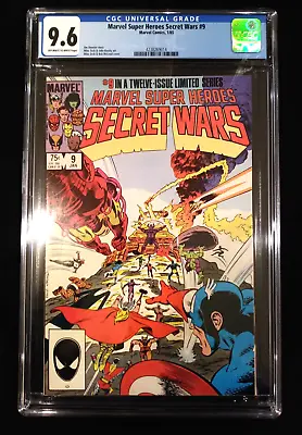 Buy Marvel Super Heroes Secret Wars #9, CGC 9.6, January 1985, Direct Edition • 47.96£