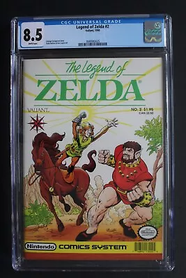Buy Legend Of Zelda #2 Link Bagu Valiant Comic 1990 Nintendo 1st Print MOVIE CGC 8.5 • 59.96£
