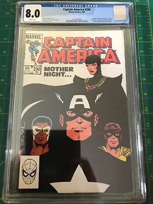 Buy Captain America 290 CGC Graded 8.0 1st Appearance Of Mother Superior • 43.36£