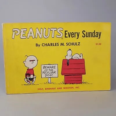 Buy 1961 PEANUTS EVERY SUNDAY Charles Schulz 1st Edition Book Snoopy Charlie Brown • 7.89£