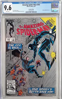 Buy 🕸amazing Spider-man #265 Cgc 9.6*1992, Marvel*1st App. Silver Sable*2nd Print🕷 • 35.97£