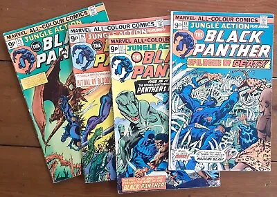 Buy Jungle Action 15, 16, 17 & 18, Black Panther, Madam Slay, Marvel, 1975, Gd/vg • 15.99£