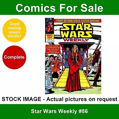 Buy Star Wars Weekly #86 Comic - VG/VG+ 17 October 1979 - Marvel UK • 3.49£