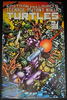 Buy Teenage Mutant Ninja Turtles #7 1986 RAW Excellent Condition NM Eastman & Laird • 78.87£