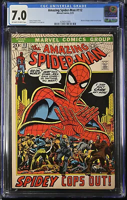 Buy Amazing Spider-Man #112 CGC 7.0 (1972) • 70.36£