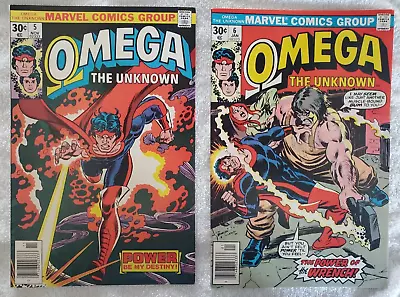 Buy Lot Of (2) Omega The Unknown Issues #5 & 6 (1976-77) ~ Nice Set! ~ Combined Ship • 3.15£
