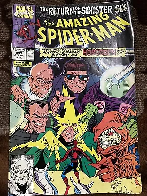 Buy Return Of The Sinister 4/6 The Amazing Spider-Man Vol.1 No.337 August 1990 VG • 20.90£
