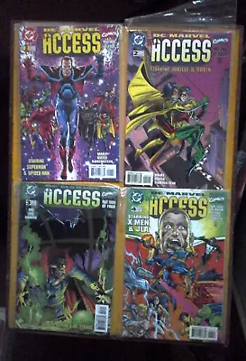 Buy DC / Marvel Comics Cross Over ALL ACCESS Complete 1 - 4 Set  1996 • 24£