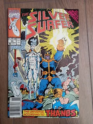 Buy Silver Surfer Comic 1991 The Universe According To Thanos #55 • 10£