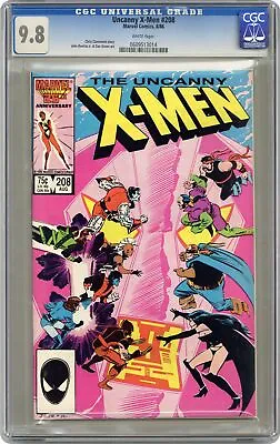 Buy Uncanny X-Men #208 CGC 9.8 1986 0609513014 • 90.68£