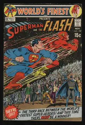 Buy World's Finest Comics #198 Fine- 5.5 W Pgs 3rd Superman Flash Race Part 1 • 60.32£