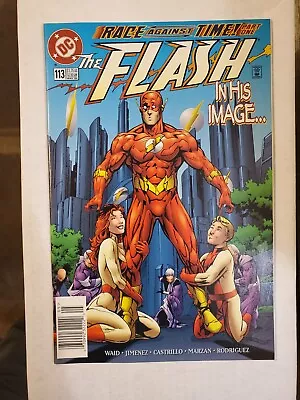 Buy The Flash #113 Newsstand Rare 1:10 Low Print 1st Appearance Keley DC Comics 1996 • 19.99£