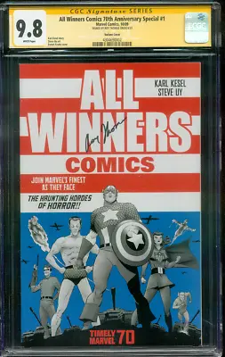 Buy All Winners Comics 70th Ann Special 1 CGC SS 9.8 Roy Thomas Invaders Variant • 223.86£