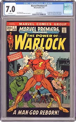 Buy Marvel Premiere #1 CGC 7.0 1972 4384236010 1st App. Warlock • 163.21£