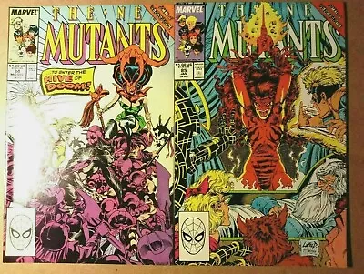 Buy The New Mutants #84 #85 .Marvel Comics 1990. • 4.99£