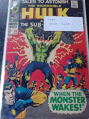 Buy Tales To Astonish #99 - Marvel Comics - 1967 VG/Strange Tales # 162 • 1.90£