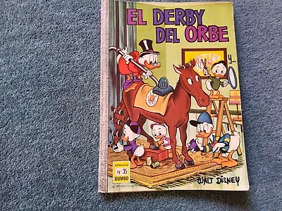 Buy Donald Duck No. 35 Comic Book Vintage 1969 Spanish Spain El Derby Del Orbe • 10£