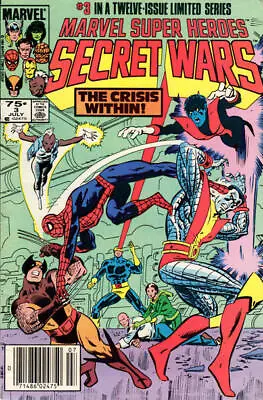 Buy Marvel Super Heroes Secret Wars #3 (Newsstand) VF/NM; Marvel | We Combine Shippi • 82.22£