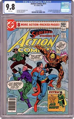 Buy Action Comics #511 CGC 9.8 1980 1255771008 • 98.83£