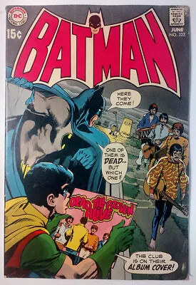 Buy Batman #222, Cover Featuring The Beatles • 140.74£