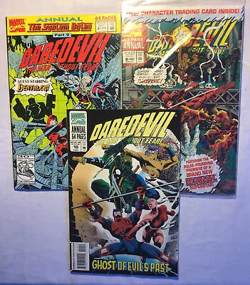 Buy Daredevil Annual. #8. 1992. #9. 1993 In Sealed Bag With Card. #10. 1994. Marvel. • 12£