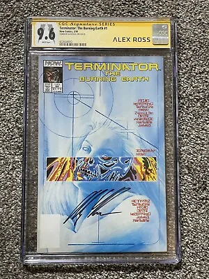Buy Terminator: The Burning Earth #1 CGC SS 9.6 Alex Ross - First Published Art • 157.69£