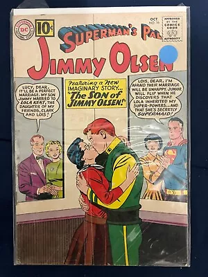 Buy Superman's Pal Jimmy Olsen #56 Vol. 1  The Son Of Jimmy Olsen  DC Comics '61 • 11.85£