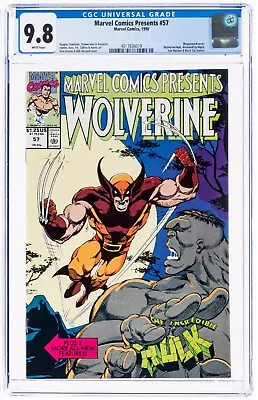 Buy Marvel Comics Presents #57 CGC 9.8 1990 Wolverine Wraparound Dale Keown Cover • 127.55£