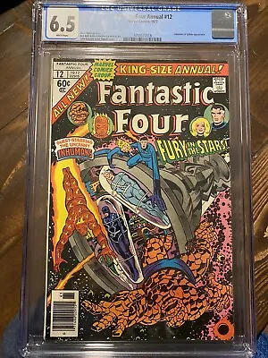Buy Fantastic Four Annual #12 Cgc 6.5 Inhumans Sphinx John Buscema White Pages • 30.19£