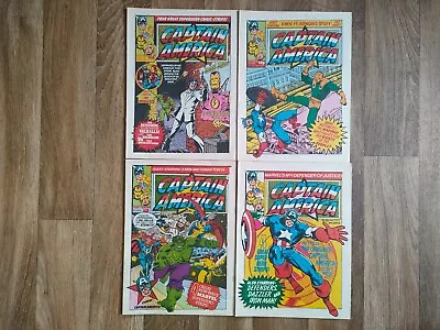 Buy Captain America Comic. X4. No's. 5,6,7,8. 1981. Marvel Comics Uk. 32 Pages. 14p. • 2£