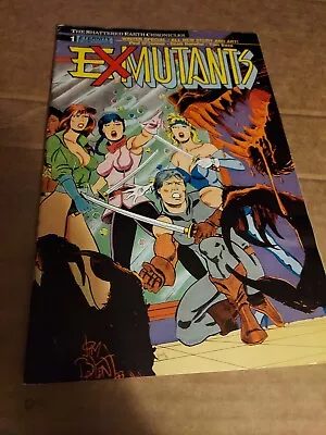 Buy 1989 Ex Mutants Comic Book #1 February Issue Winter Special By Eternity Comics • 7.90£
