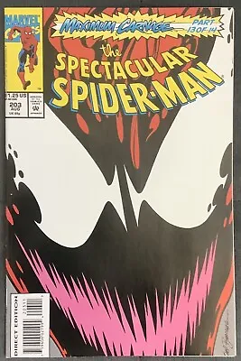 Buy Spectacular Spider-Man #203 (1993, Marvel) NM • 15.98£