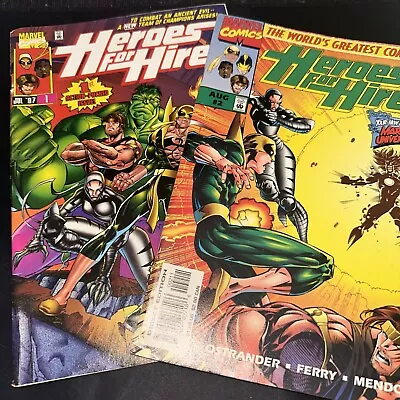 Buy Heroes For Hire Lot 1,2,3,4,5,8,11,12,13,14,15,16 (1998) 1st Series Comics • 25£