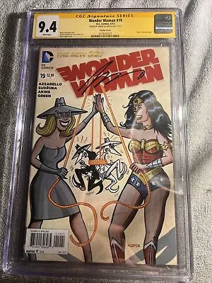 Buy Wonder Woman #19 9.4 CGC Variant Cover Signed By Brian Azzarello • 114.32£