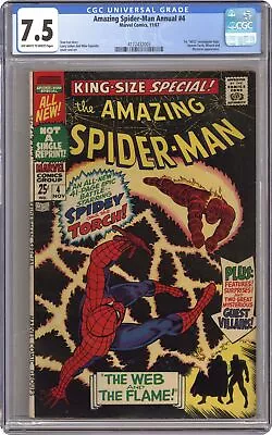 Buy Amazing Spider-Man Annual #4 CGC 7.5 1967 4172432003 • 132.10£